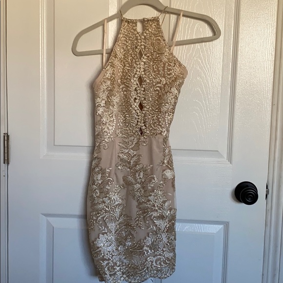 Hello Molly Gold/Bronze Dress - Picture 3 of 6